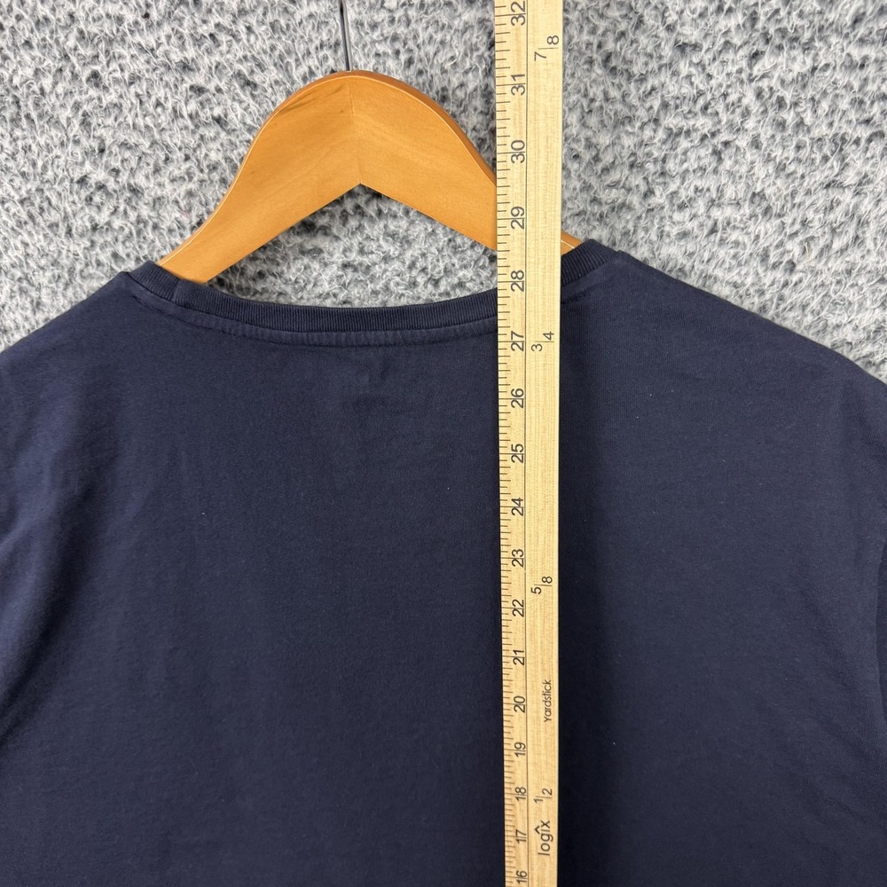 Polo Ralph Lauren Shirt Mens XL Navy Blue Small Pony Logo Tee Crewneck Cotton - Picture 7 of 9